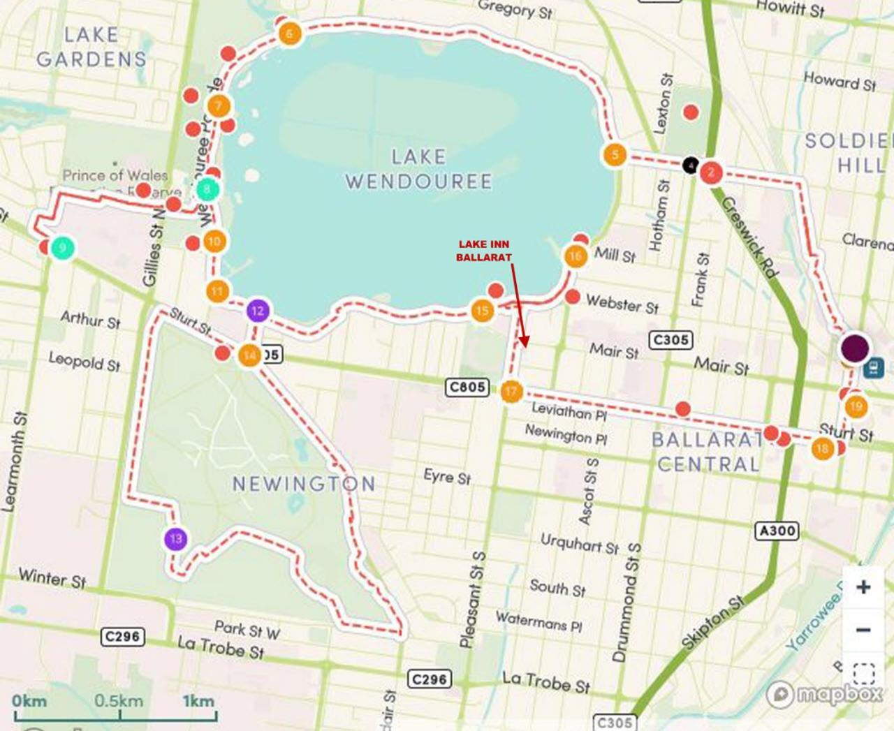 Lake Inn - Ballarat Exteriér fotografie